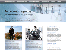 Tablet Screenshot of bezpecnostni-agentury.com